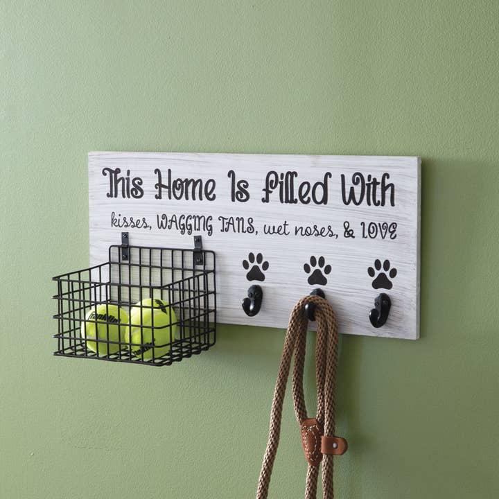 Dog Leash Organizer with Hooks for wholesale by CTW Home Collection