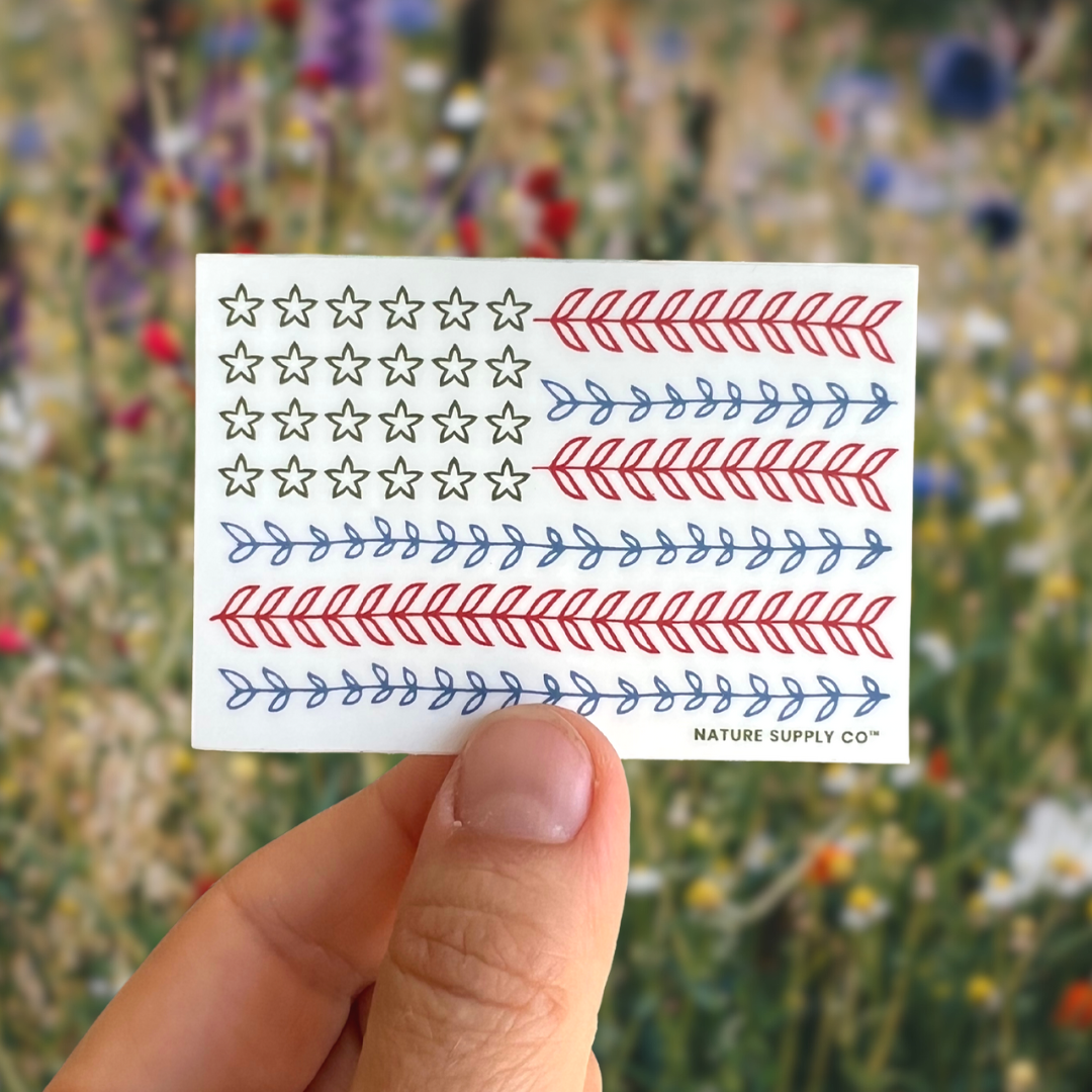 Nature Supply Co - Wholesale Sticker - Nature Flag Sticker – Patriotic Eco Gift2