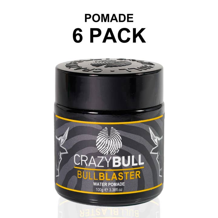 Bull Blaster (6 Pack) Starkt grepp Vatten Pomada för wholesale av Crazy Bull