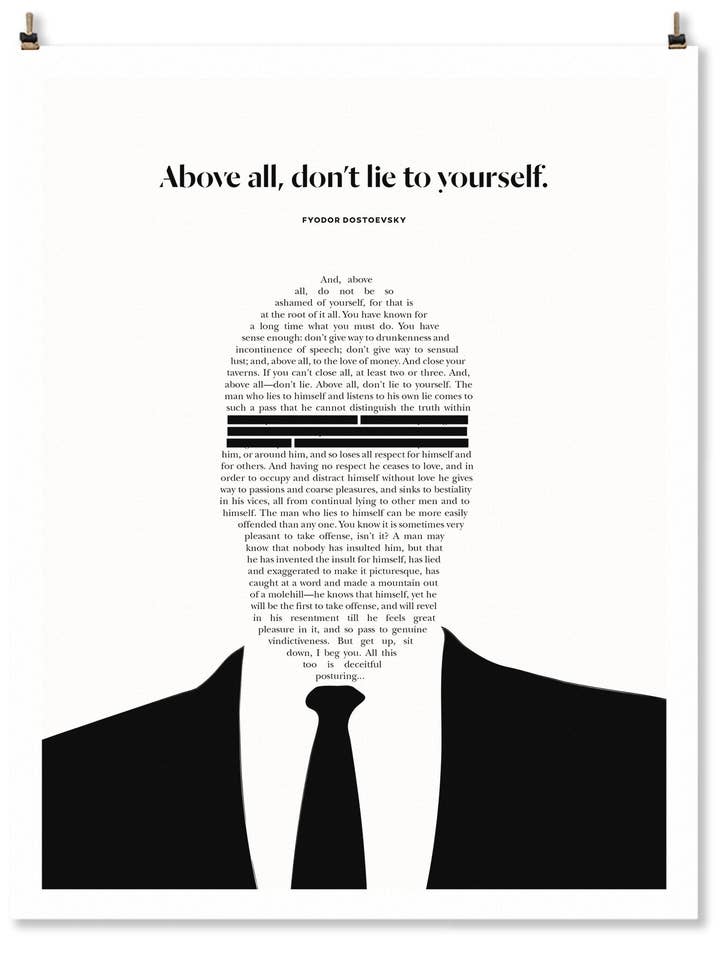 Fyodor Dostoevsky Print for wholesale by Obvious State