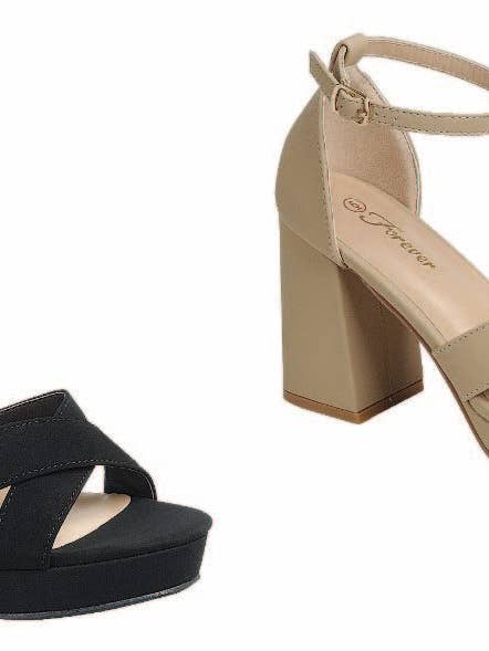 Bracelete de tornozelo com sandália de salto robusto por atacado de Andrea Bijoux