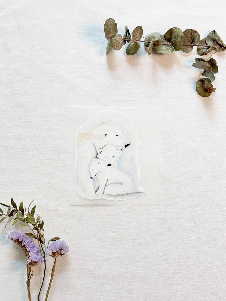 Transfert de famille d'ours polaires pour la vente par MiniDei