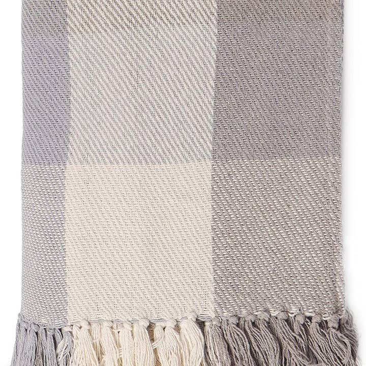 Ecru REDEARTH Medium Weight Blanket 100% Cotton(50"x60") for wholesale on Faire