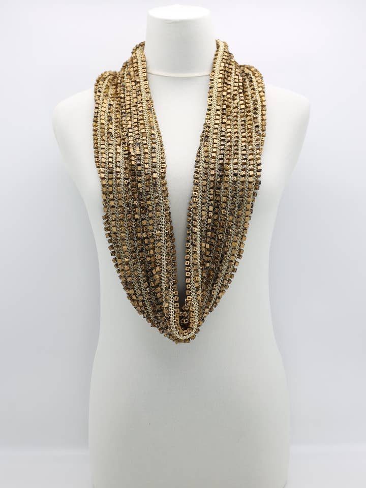 Pashmina Infinity Scarf - Hand-painted for wholesale by Jianhui London