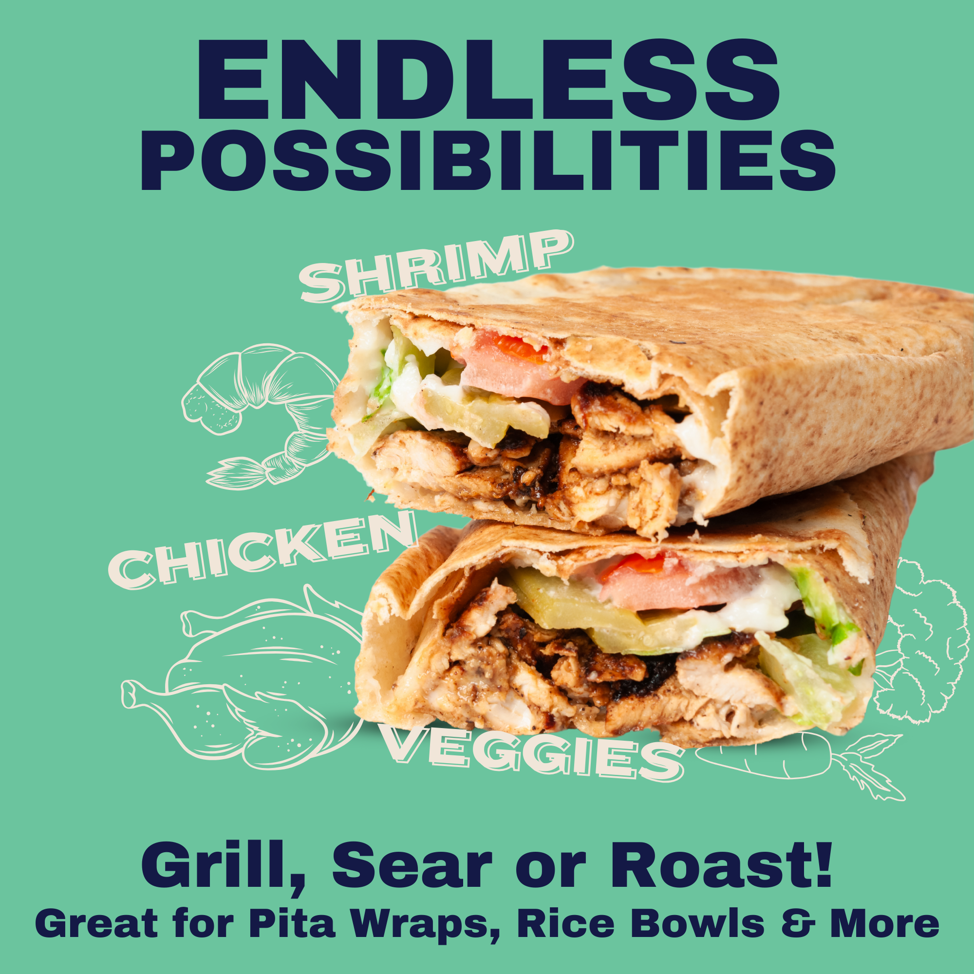 beituti - Wholesale Marinade - Garlic Shawarma Marinade, made with Avocado oil3