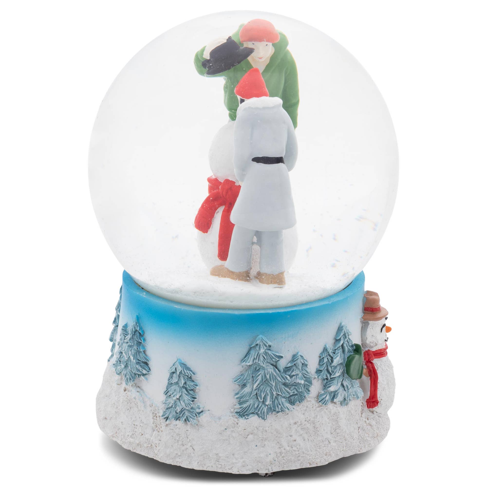 EAST AVENUE – wholesale Snow globe – Building Snowman Christmas Musical Snow Globe1
