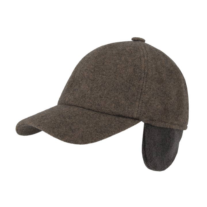 Taupe Wool Baseball Cap - 1HS355 for wholesale on Faire