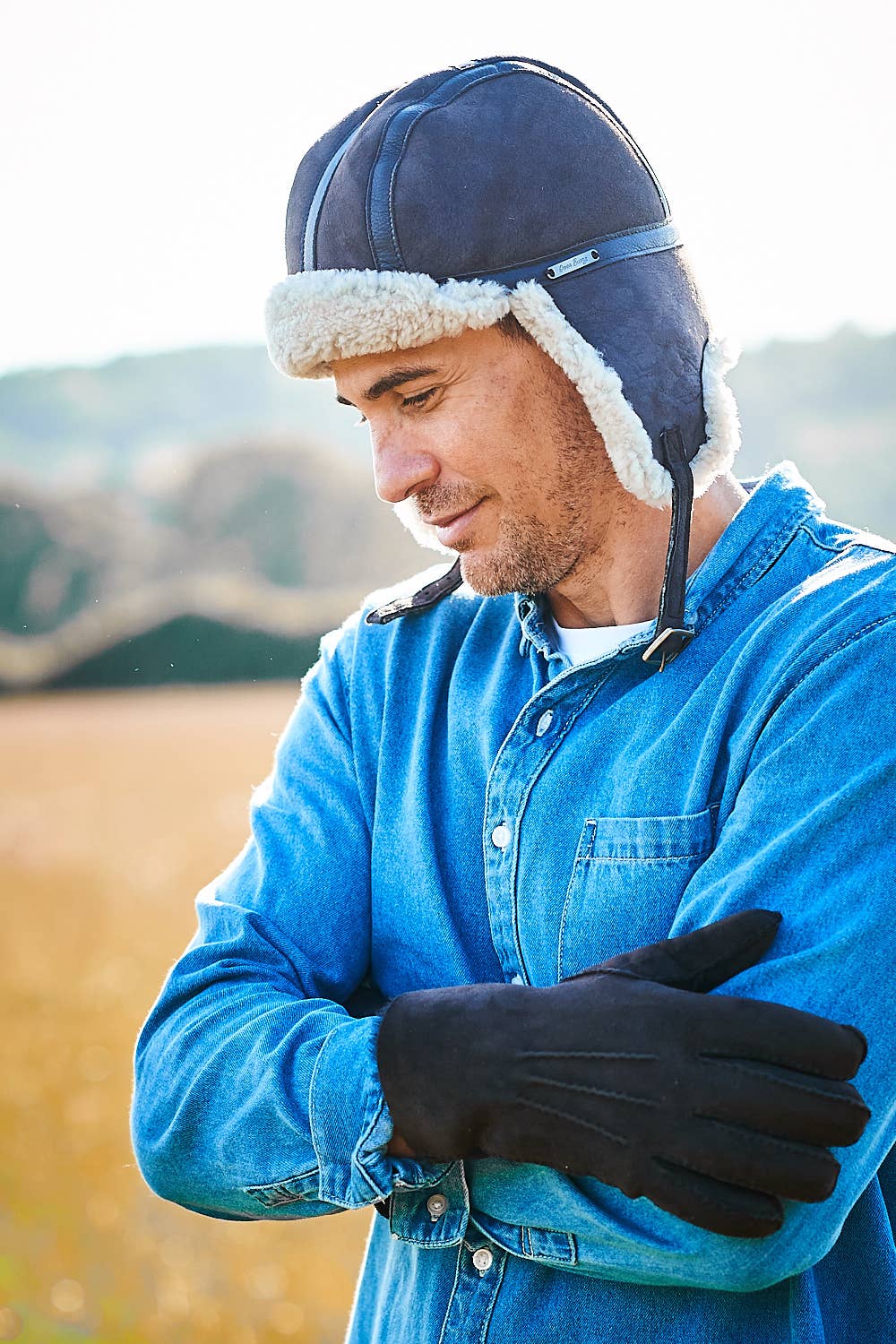 Owen Barry Ltd - Wholesale Trapper/Bomber Hat - Unisex - Sheepskin Trapper Hat | Aviator Flying Hat / Bomber Hat15