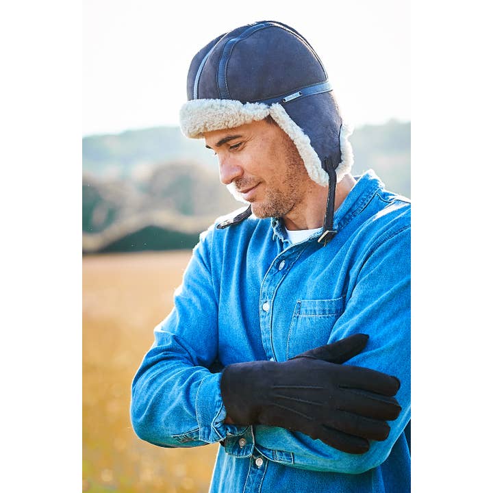 Owen Barry Ltd - Wholesale Trapper/Bomber Hat - Unisex - Sheepskin Trapper Hat | Aviator Flying Hat / Bomber Hat15