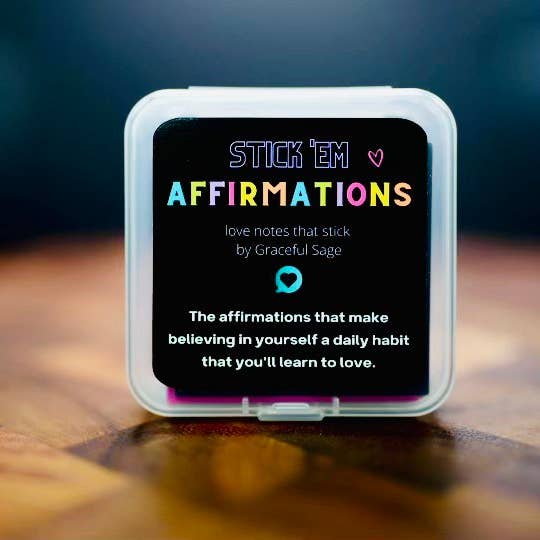 Graceful Sage – Notas adesivas por atacado – Afirmações diárias, notas adesivas positivas divertidas1