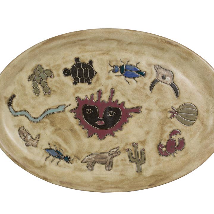 Vassoio da portata ovale Mara da 40,6 cm, colore: Desert (Earth Tones) per la vendita all'ingrosso da parte di Galleyware