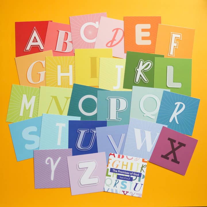 The Daily Grace Co - Wholesale Learning Cards - Kids & Baby - A to Z Promises of God Kids Cards