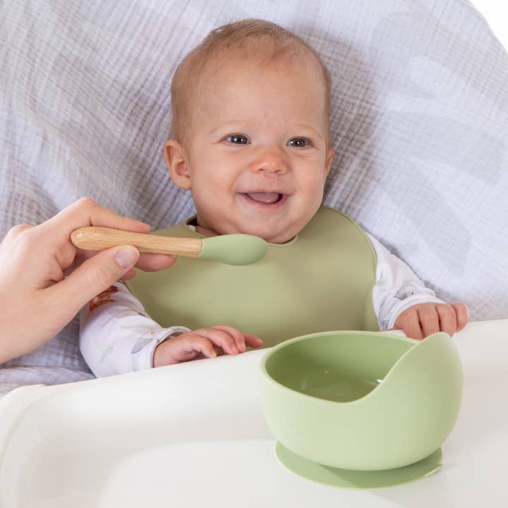 Silicone 4-pc Feeding Set for wholesale by London Bridge & Maison Chic