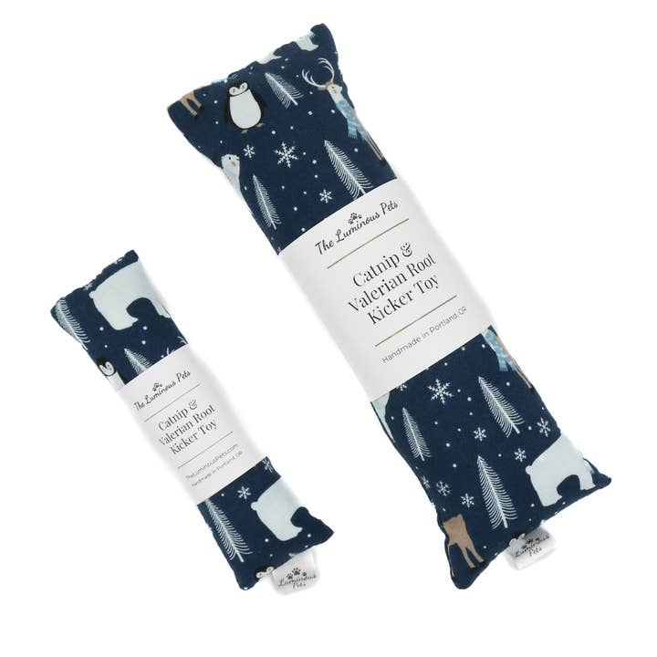 Giocattoli per gatti con erba gatta e radice di valeriana | Pinguino e orso invernali per la vendita all'ingrosso da parte di The Luminous Pets