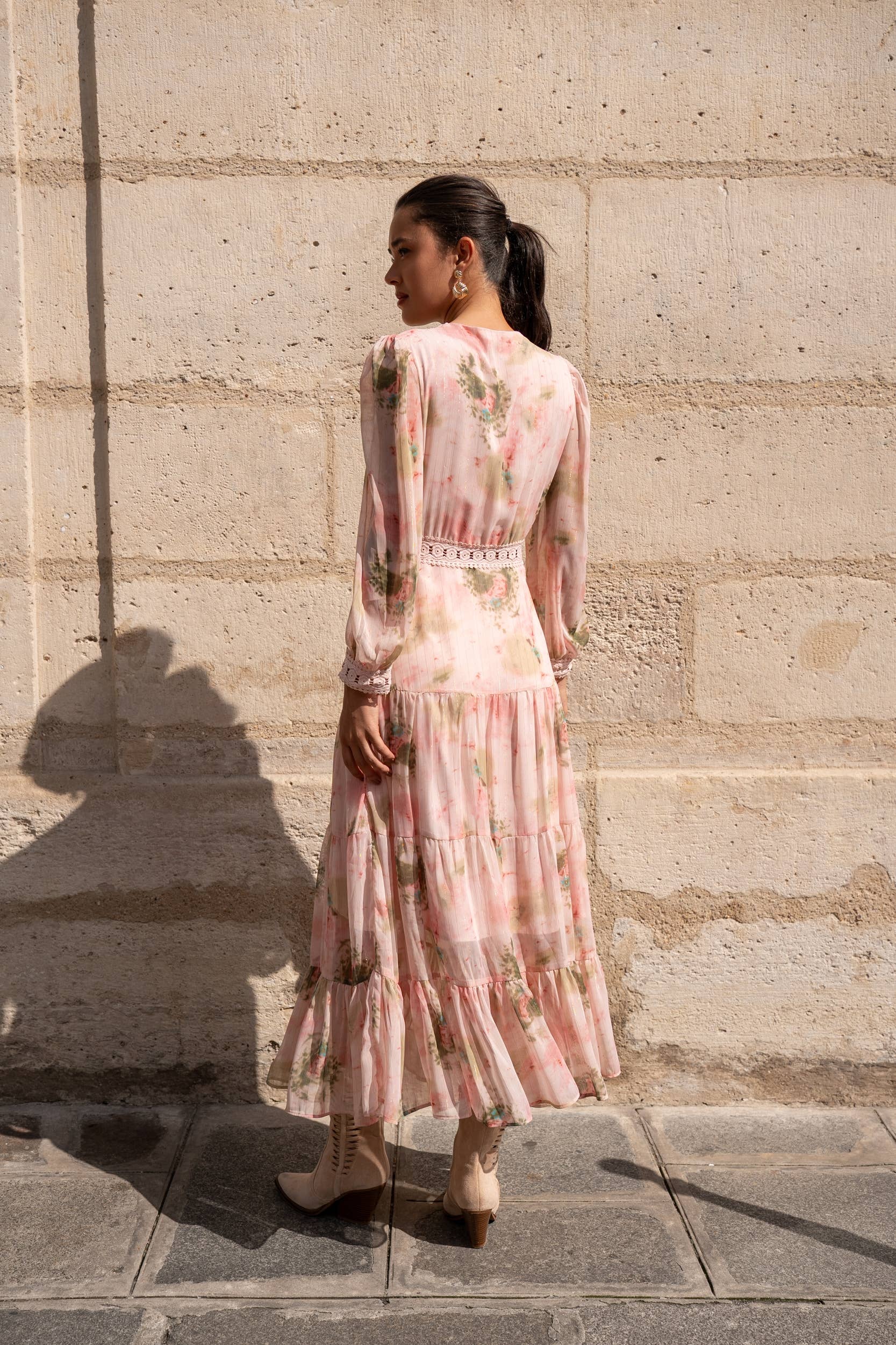 CHOKLATE PARIS - Vendita all'ingrosso Abito da sera - Donna - Abito lungo Avril in pizzo FALL DRESS - 80957-32