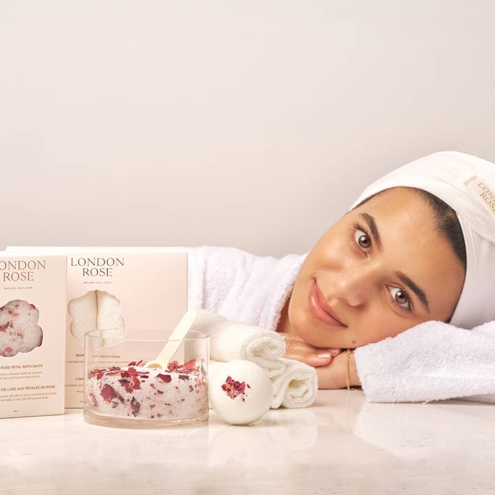 LONDON ROSE - Wholesale Wash cloth - LUXE BAMBOO WASHCLOTHS1