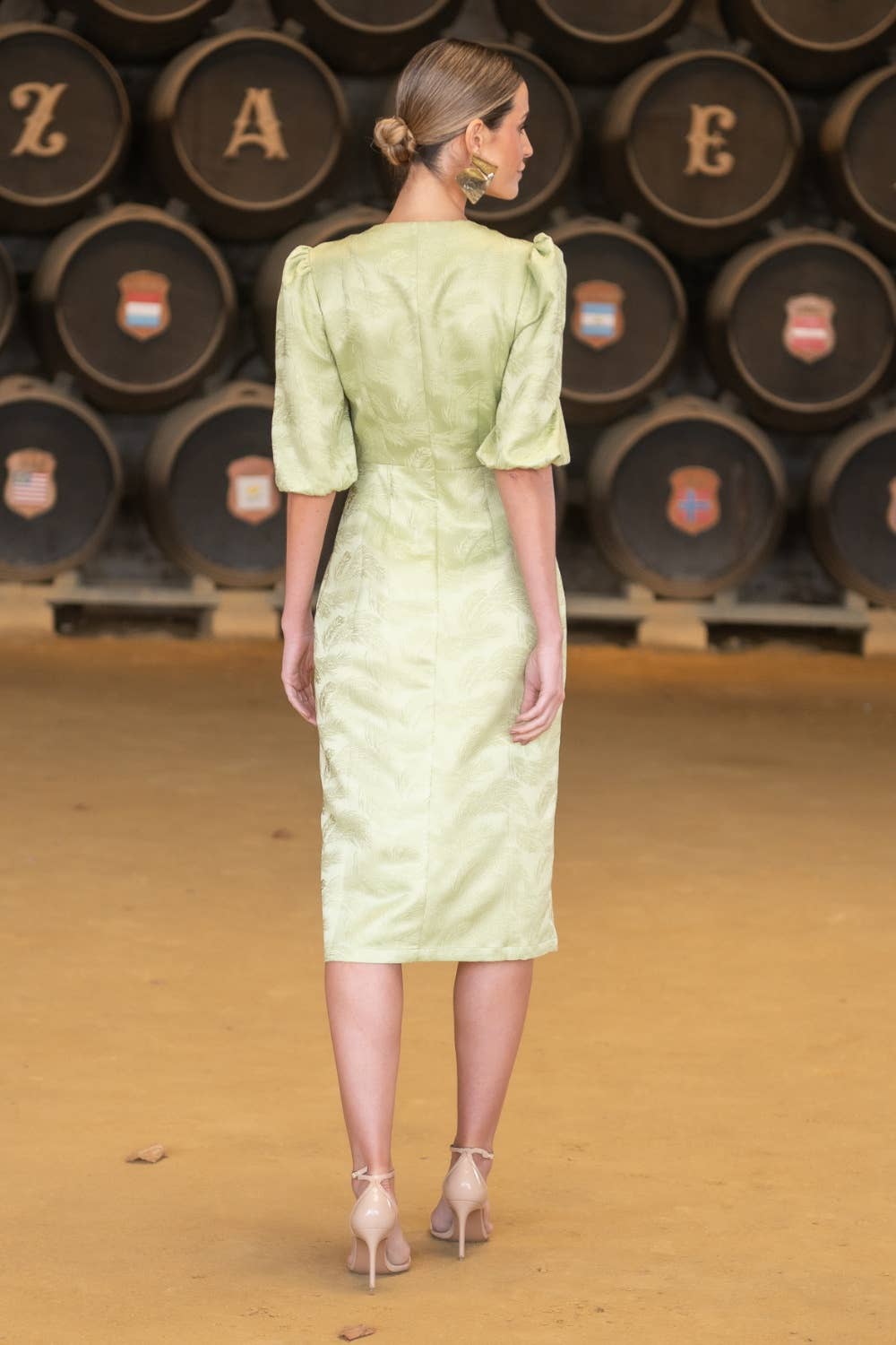 Frizzante Green Dress Káhyra for wholesale on Faire1