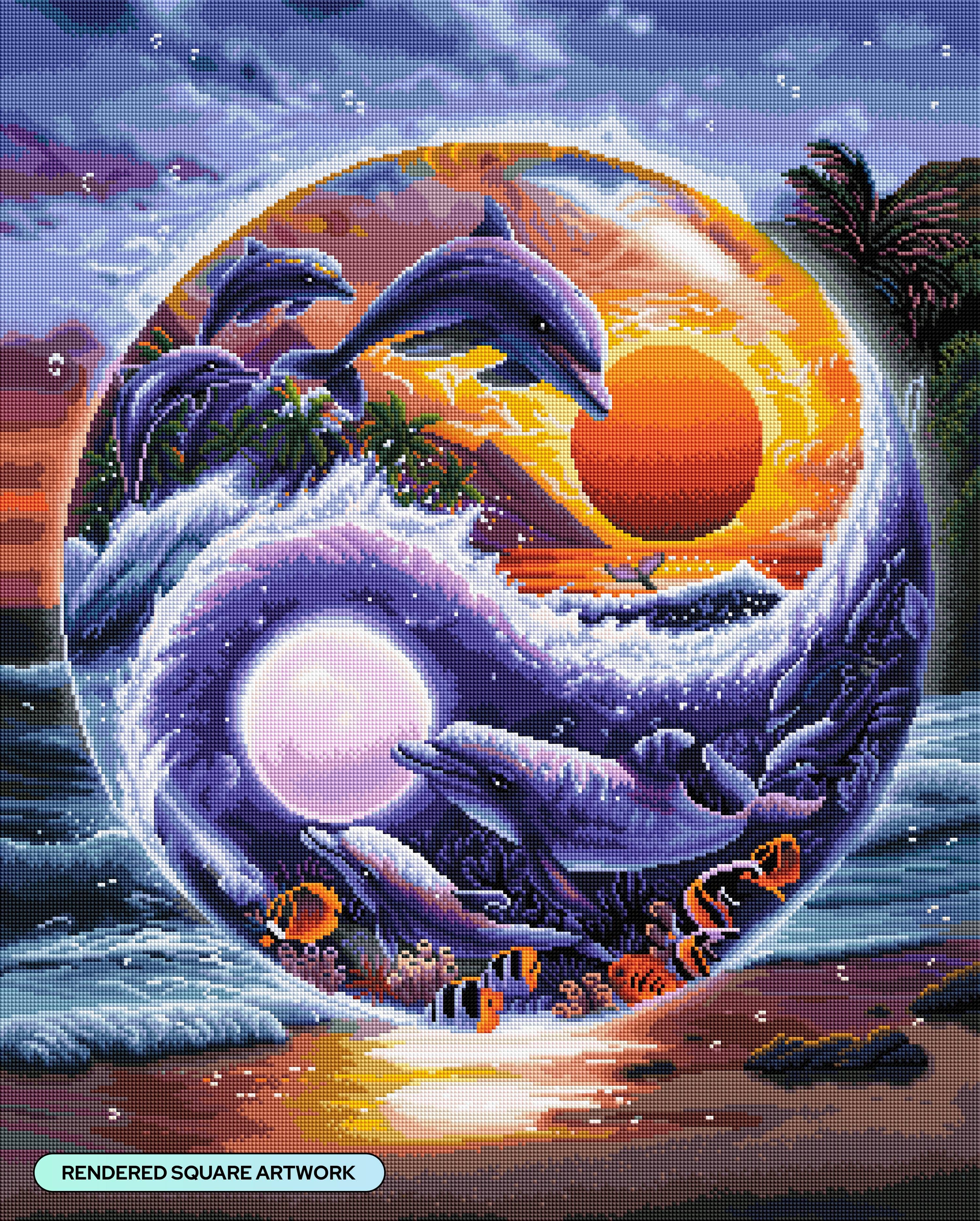 Diamond Art Club - Wholesale DIY Craft Kit - Yin & Yang of Life1