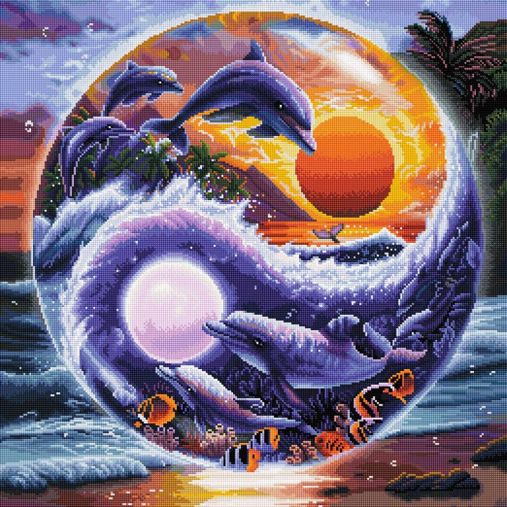 Diamond Art Club - Wholesale DIY Craft Kit - Yin & Yang of Life1