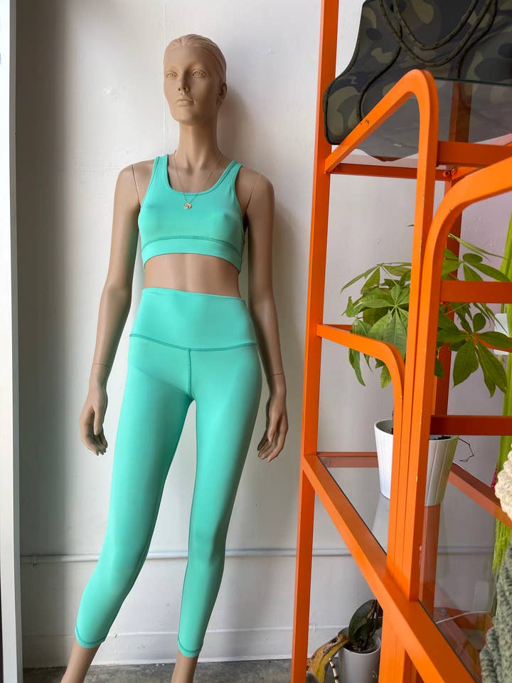 Classic Racerback Bra Mint for wholesale by Glimpse the Label