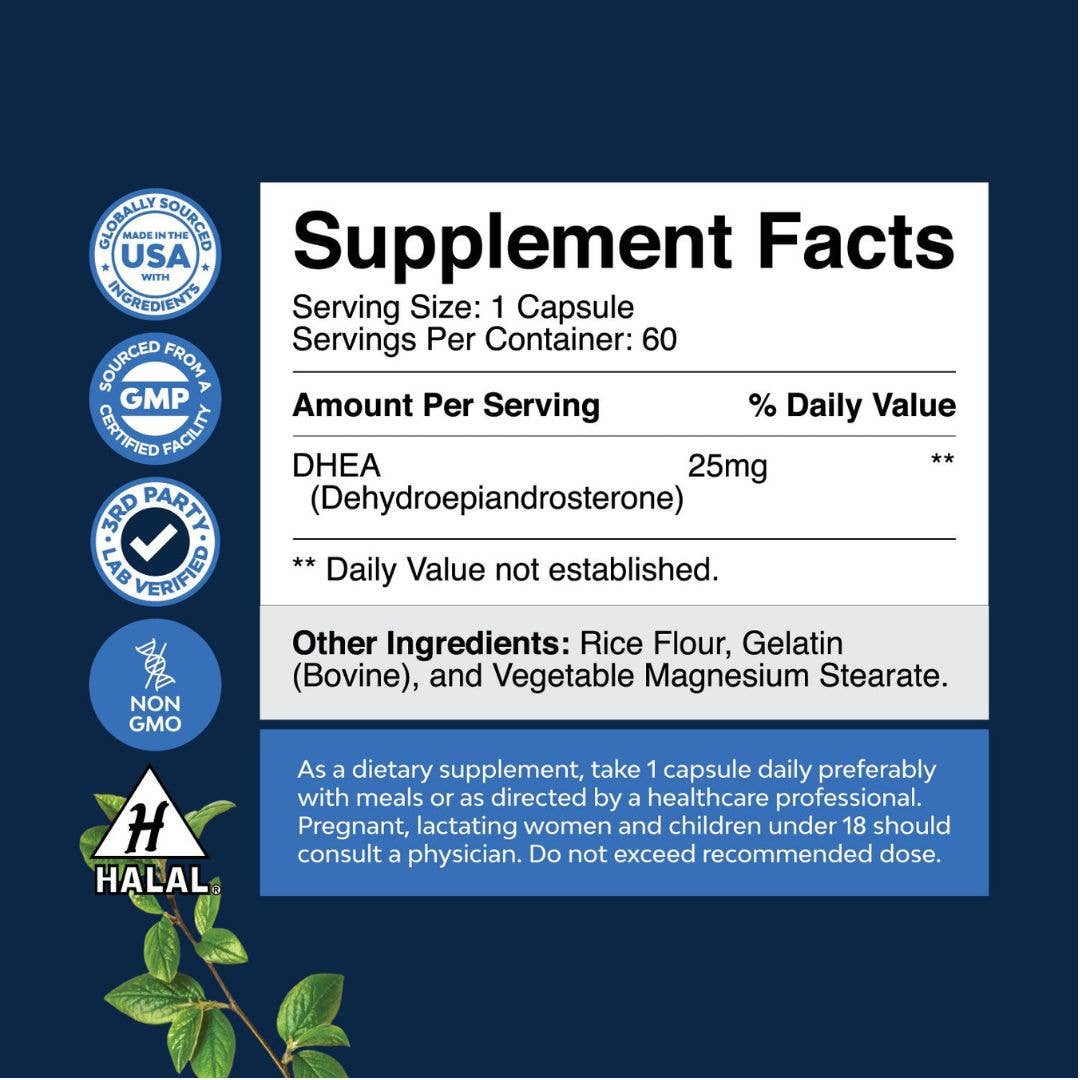 Nature's Craft - Wholesale Oral Supplement/Vitamin - DHEA Supplement – Hormone Balance & Energy Support2