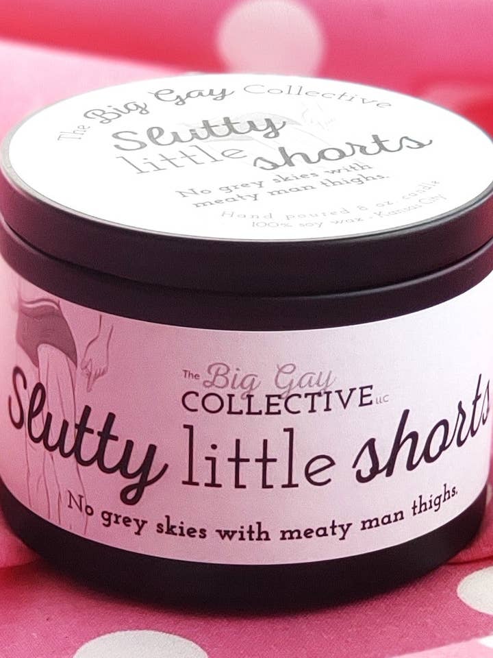 Slutty Little Shorts for wholesale by The Big Gay Collective LLC