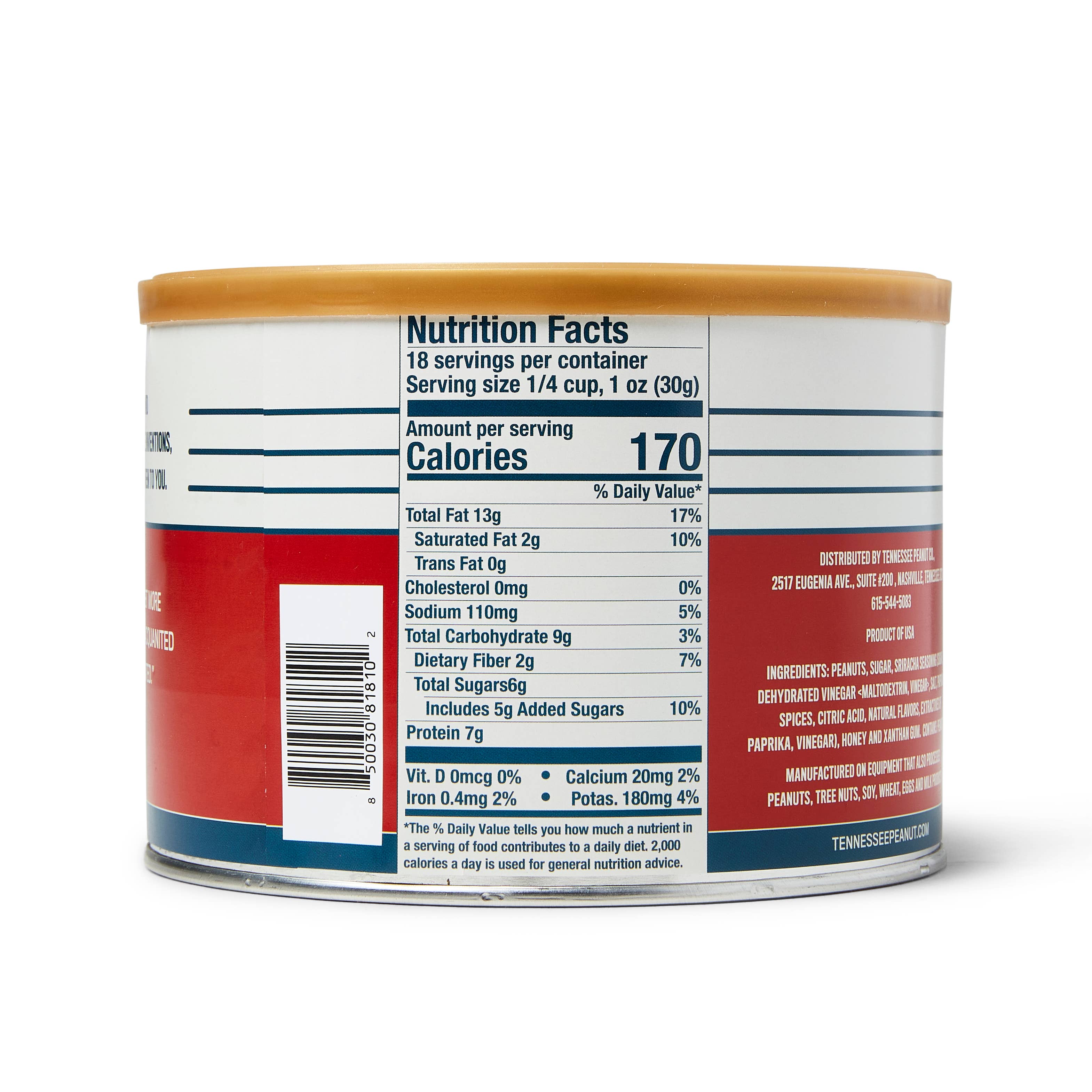 Tennessee Peanut Company - Wholesale Nuts - Sriracha Honey Roasted2