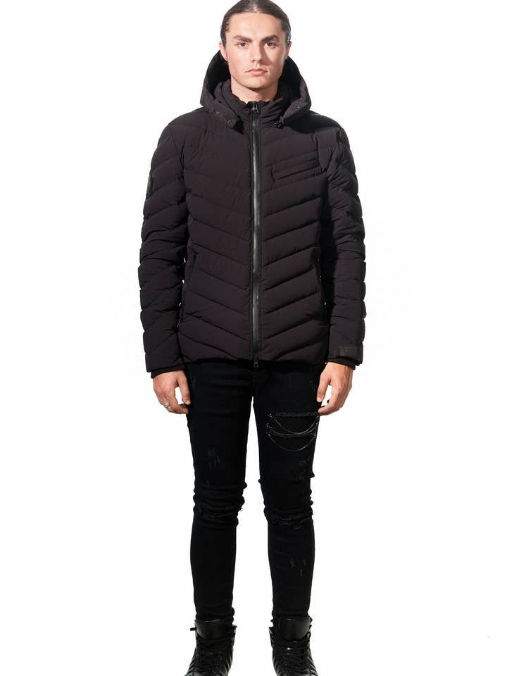 Neon Light Down Jacket for wholesale by Burntlime