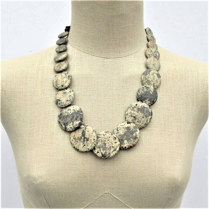 Katie and Company - Wholesale Beaded/Pearl Necklace - Breccia Necklace1