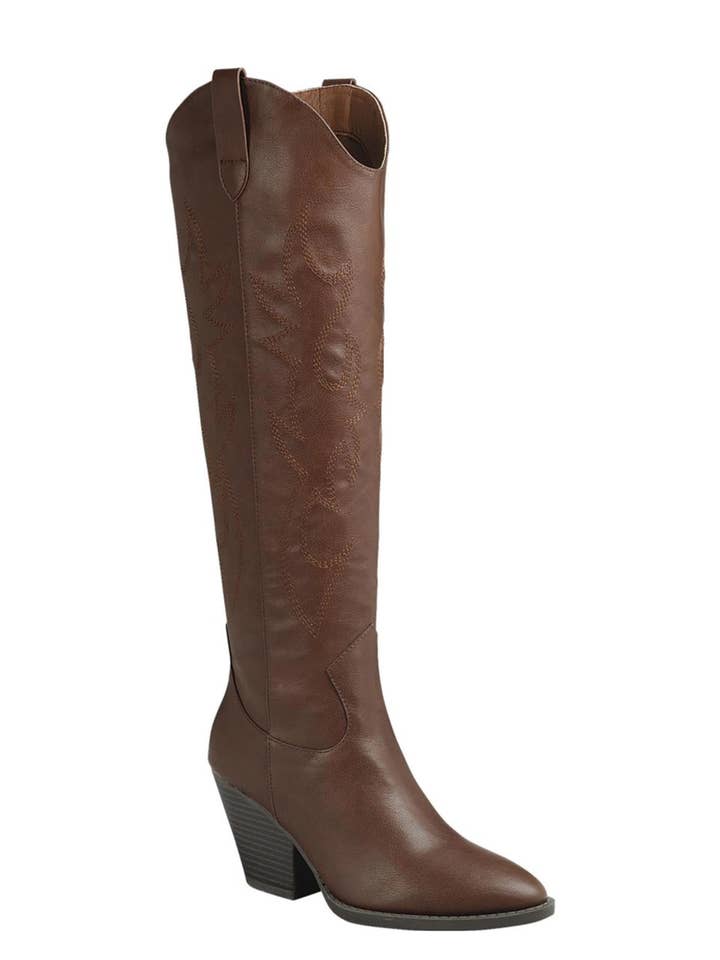 CCOCCI - Wholesale Cowboy Boots - Women's - RIVER-17 TALL COWBOY BOOT WITH WESTERN EMBROIDERY6