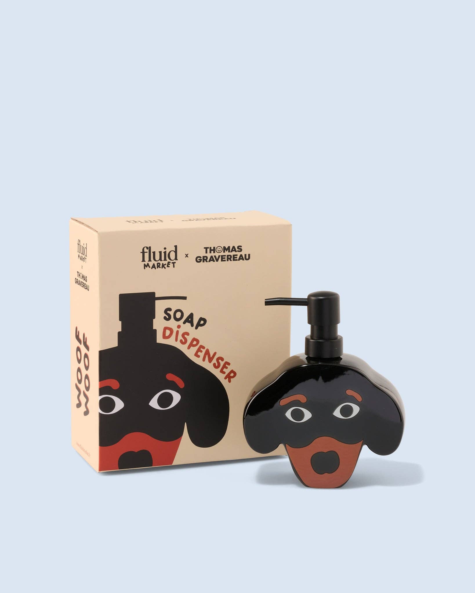 Fluid market - Wholesale Soap Dispenser - Dachshund soap dispenser3