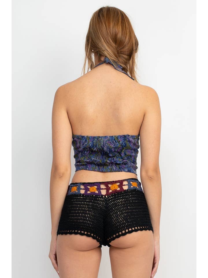 Lakhays Collection Inc. - Vente Débardeur – femme - Haut licou Groovy Paislety2