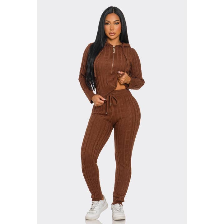 KNITTED PANTS SET for wholesale by DORCAS