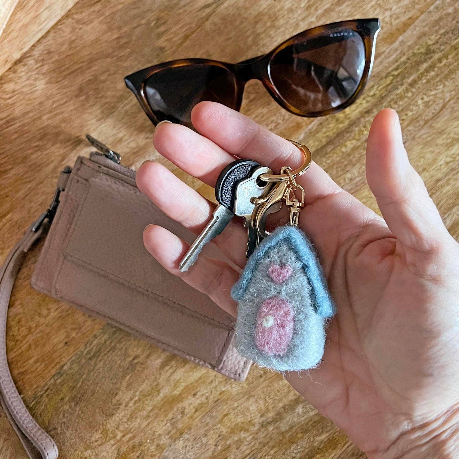 Home Dweller - Wholesale Keychain – Women's - Felt House Keychain | Bag Charm5