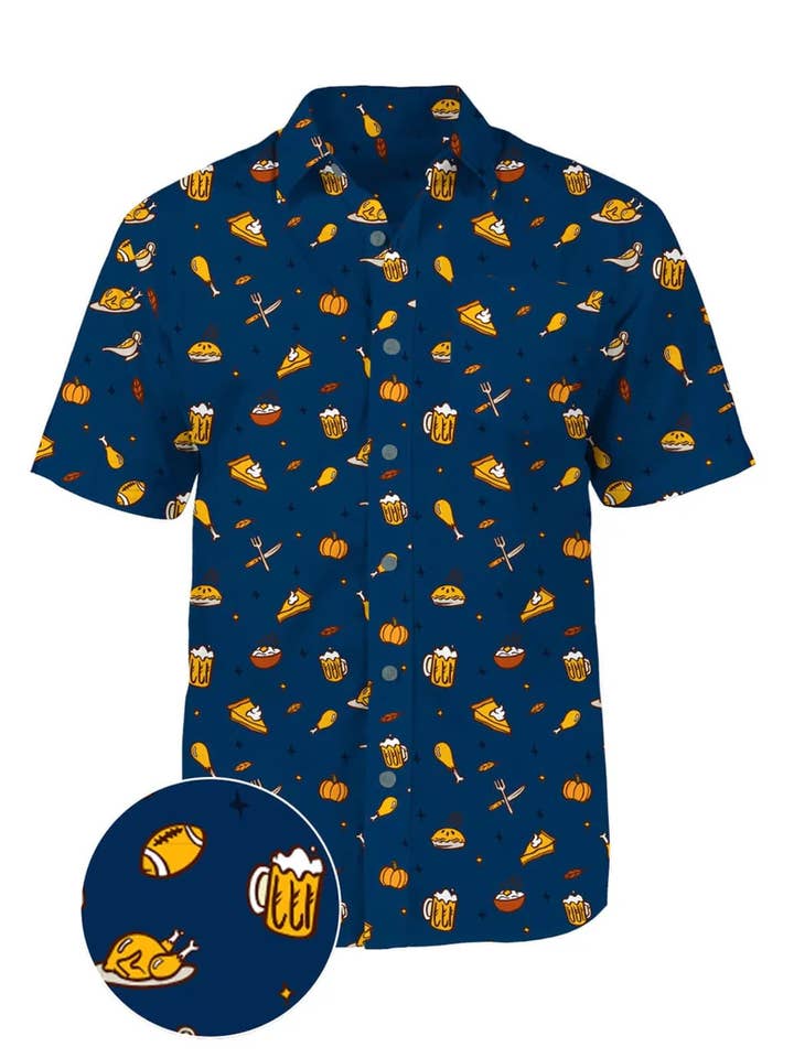 Thanksgiving-middag Skjorta - Herrskjorta för Kalkondagen för wholesale av Tipsy Elves