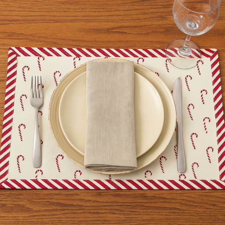 Fennco Styles - Wholesale Dinner & Cloth Napkin - Classic Natural Linen-Blend 20" Dinner Napkin2