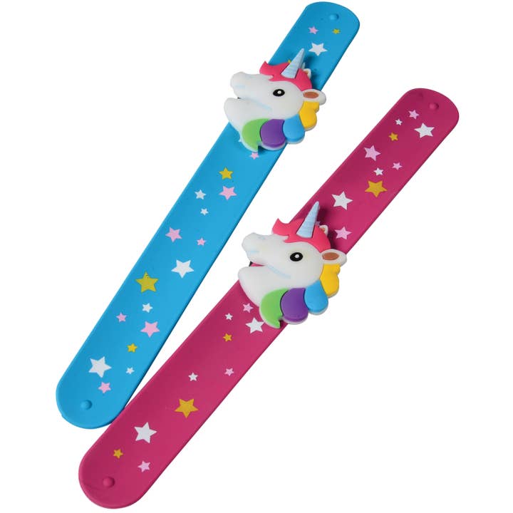 US Toy Company - Wholesale Classic Toy - Kids - Unicorn Slap Bracelet 24-unit Display