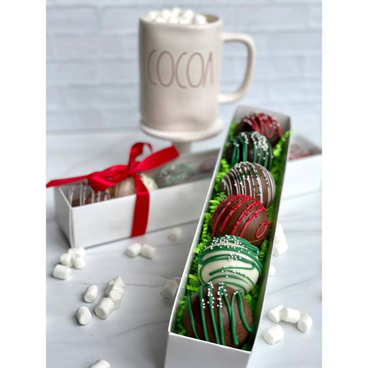 Chocolates Unlimited by Denise - Wholesale Hot Cocoa Mix/Kit - Mini Hot Chocolate Bombs (Box of 6)