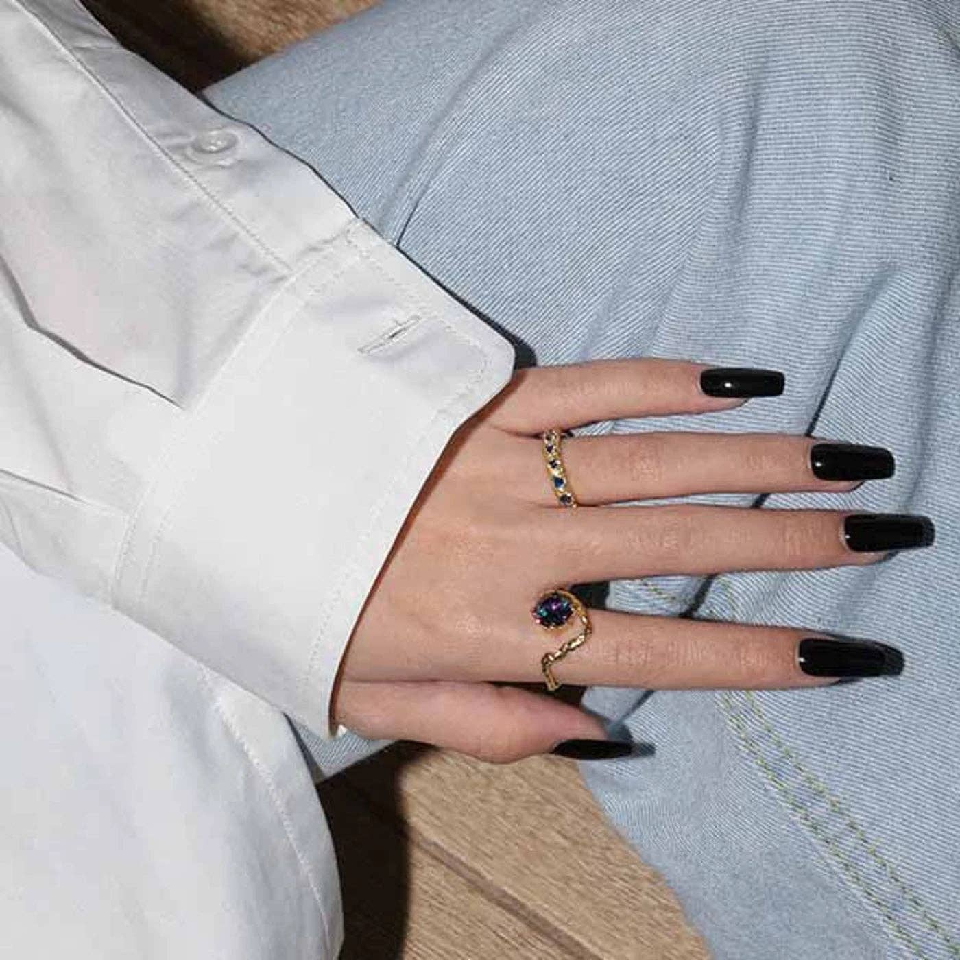 Love Local Jewelry - Vendita all'ingrosso Anelli cocktail/statement - Anello Alea con pietra Alexandrite2