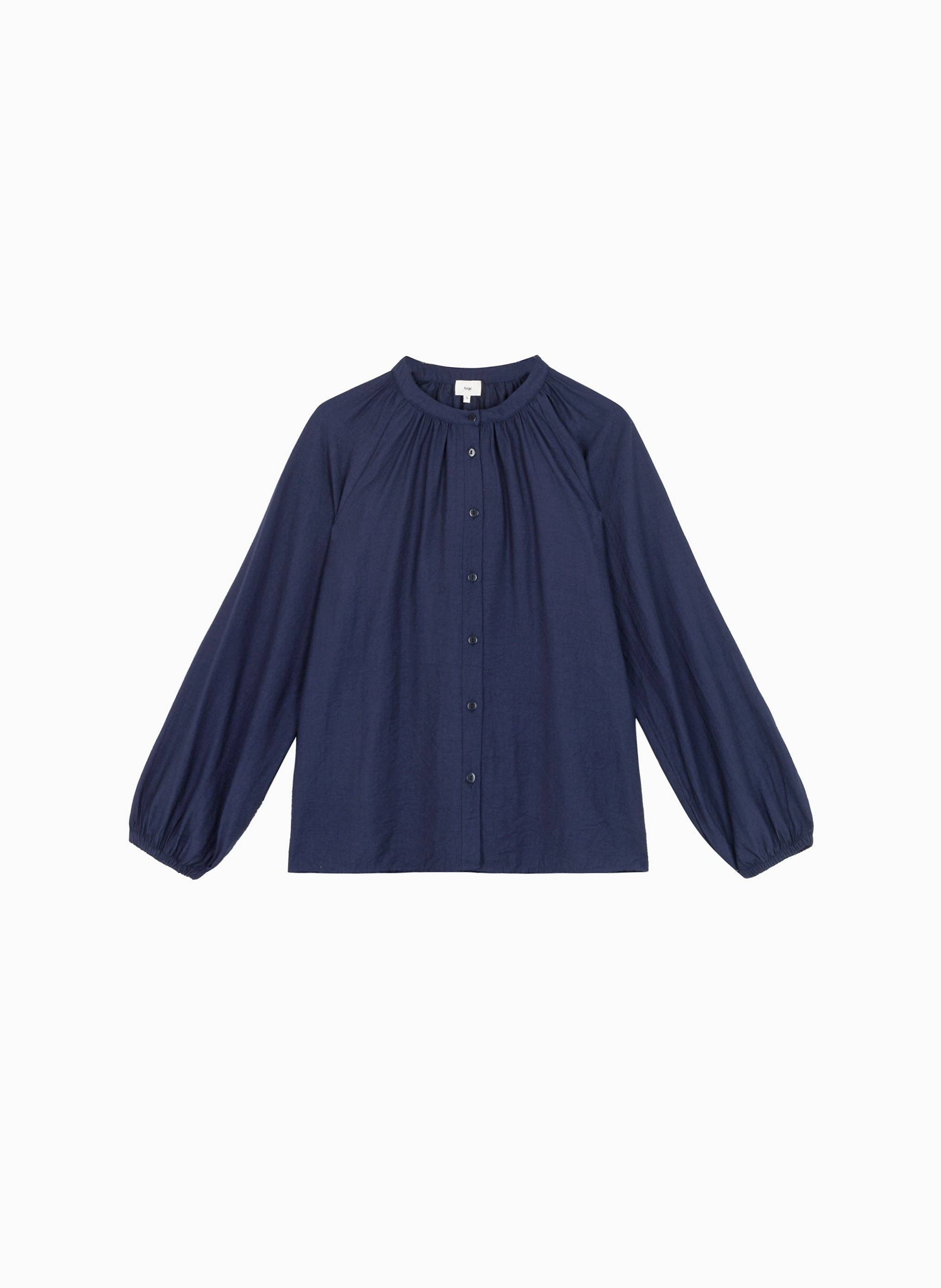 An'ge - Wholesale Button Down Shirt - Women's - KASSELIOU navy BLOUSE0