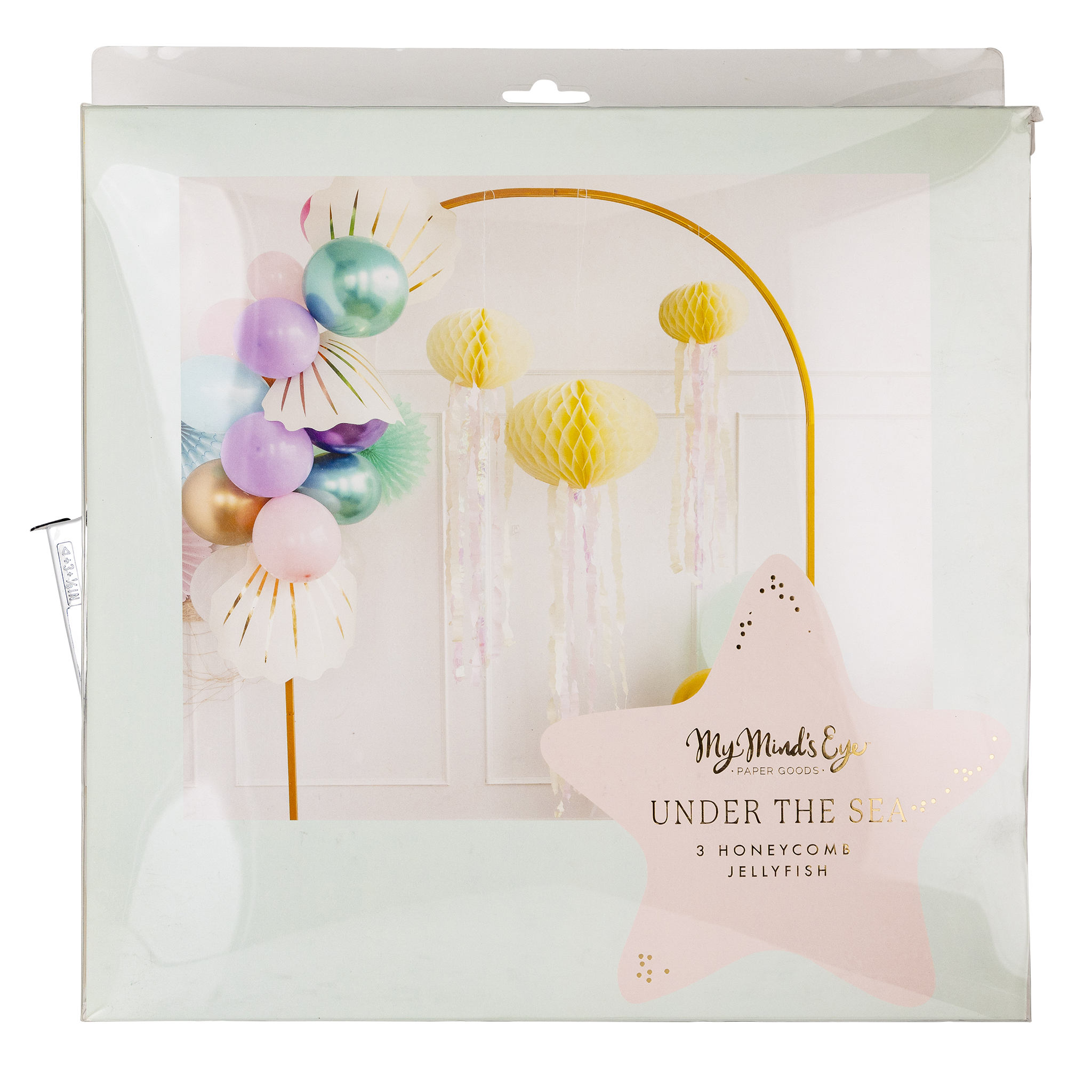 My Mind’s Eye - Wholesale Decal - Party Decorations - SEA1002 - Honeycomb Jellyfish Set9