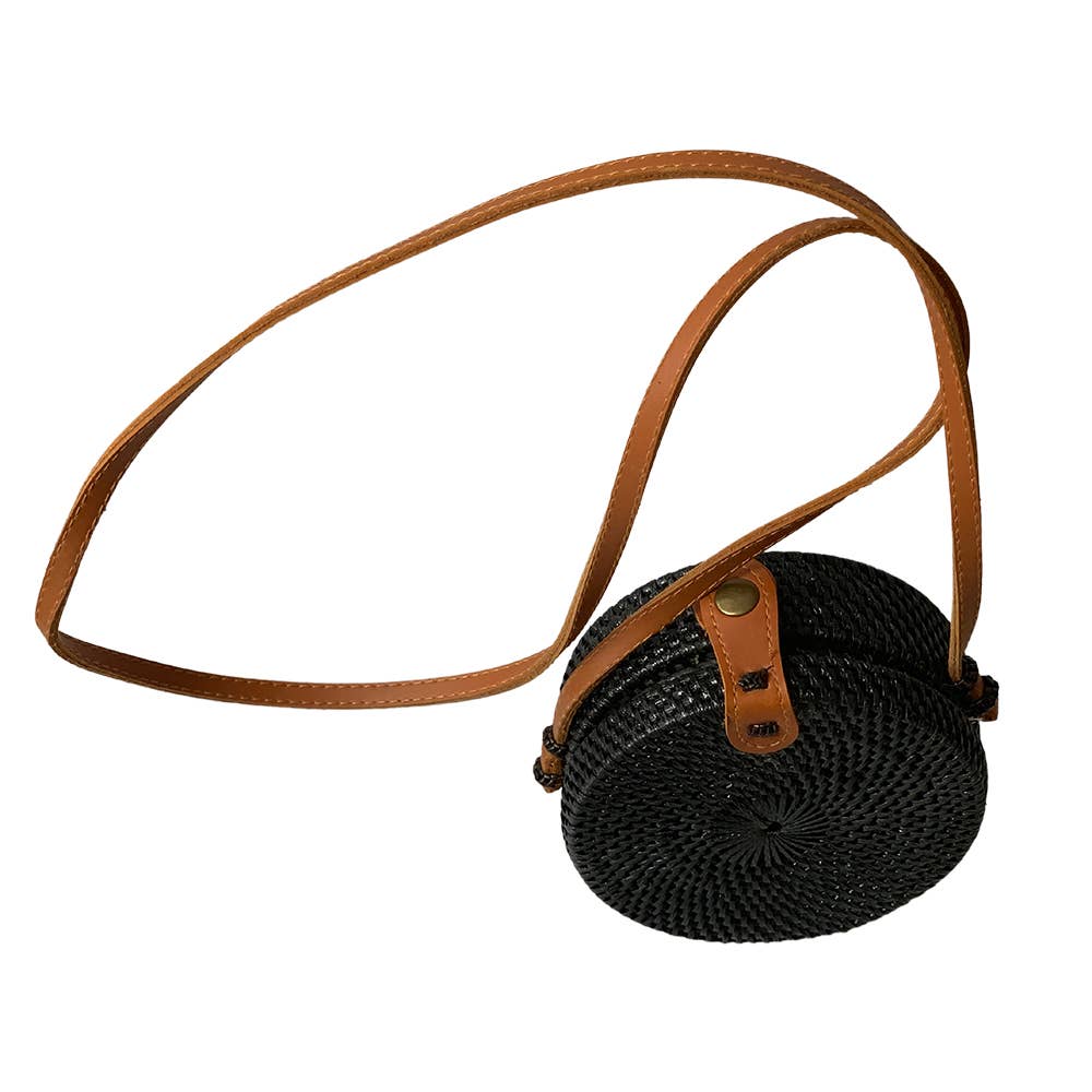 VIE - Wholesale Crossbody Bag - Women's - Rattan Roundy Bag0