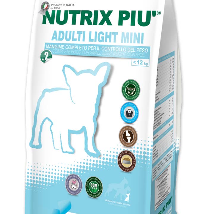 Nutrix Più - Italian Pet Food - Wholesale Pet Food - Dog - Nutrix Piu' Adults Light - Mini