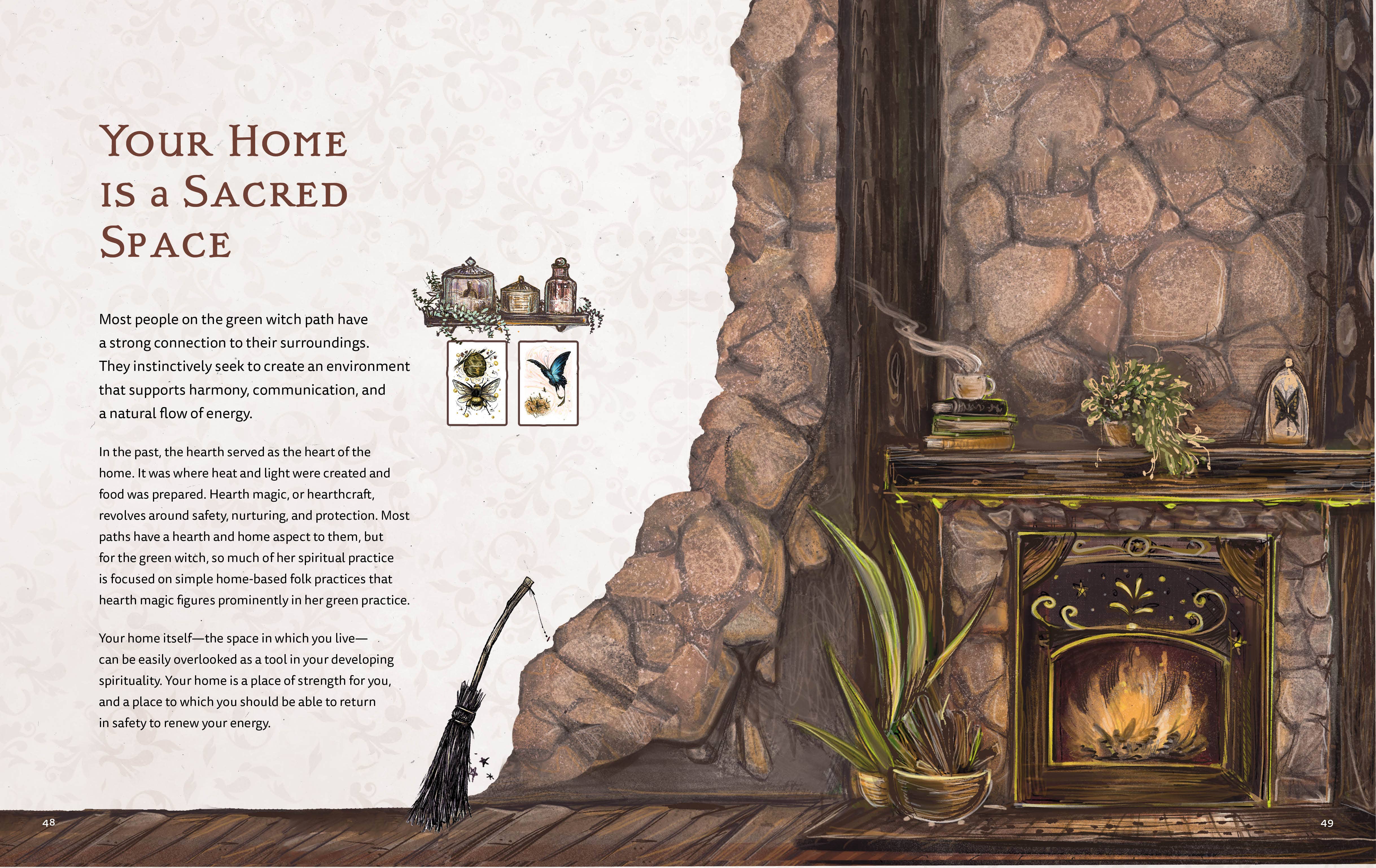 Simon & Schuster UK – wholesale Body, mind and spirit – Green Witch Illustrated3