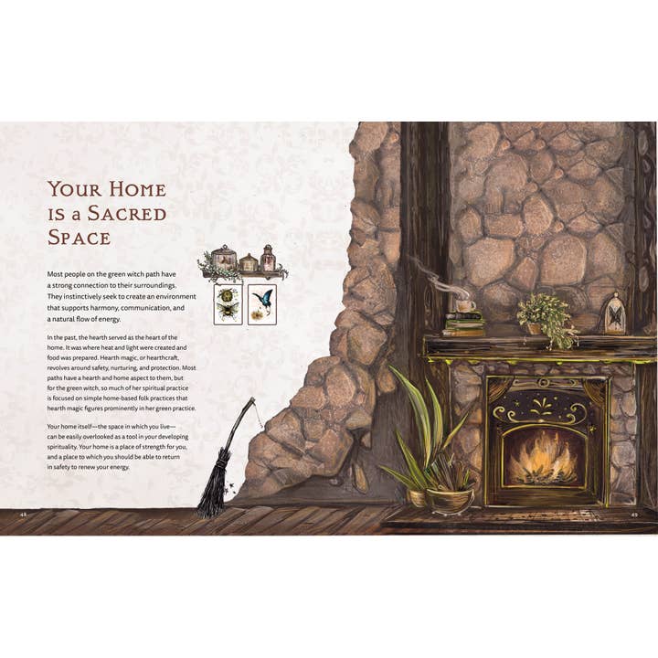 Simon & Schuster UK – wholesale Body, mind and spirit – Green Witch Illustrated3