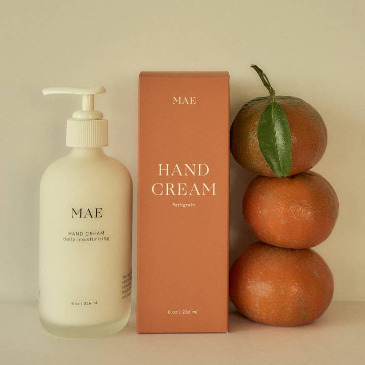 MAE - Wholesale Hand Cream/Lotion - Petitgrain Moisturizing Hand Cream - Vegan, Essential Oil0