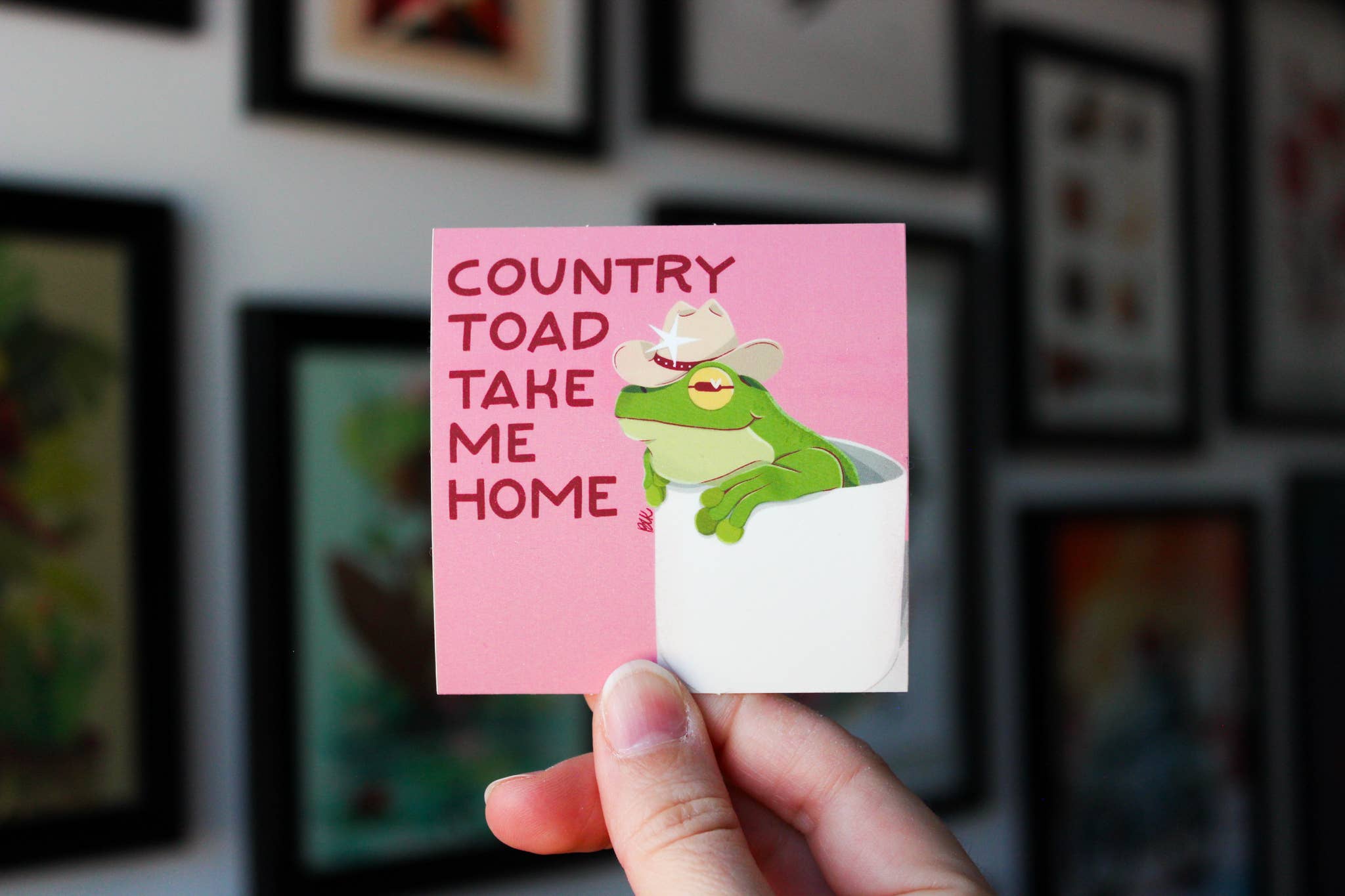 Betina C Koche - Wholesale Sticker - Sticker Country Toad | Frog Illustration0