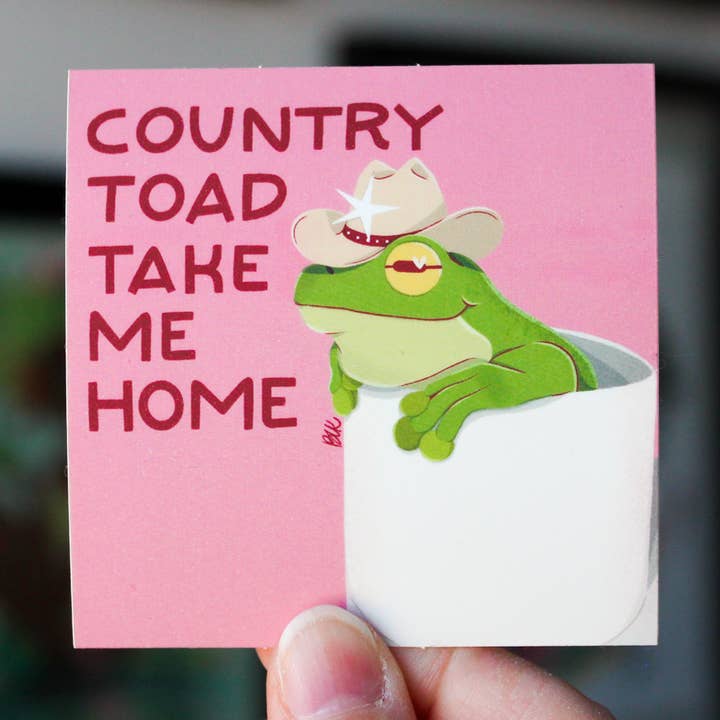 Betina C Koche - Wholesale Sticker - Sticker Country Toad | Frog Illustration0