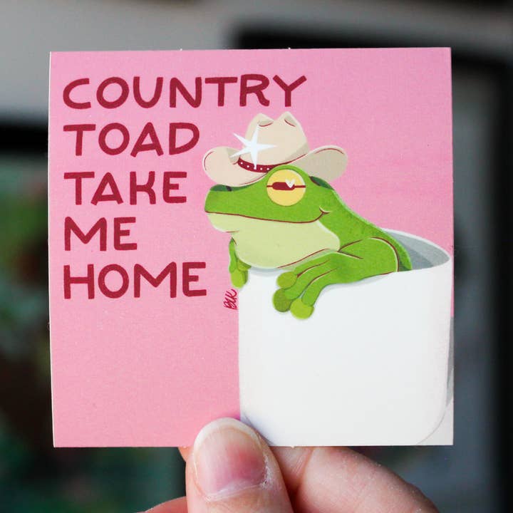 Sticker Country Toad | Frog Illustration and other Purchase Wholesale premium bettwäsche. Free Returns & Net 60 Terms on Faire trending on Faire.