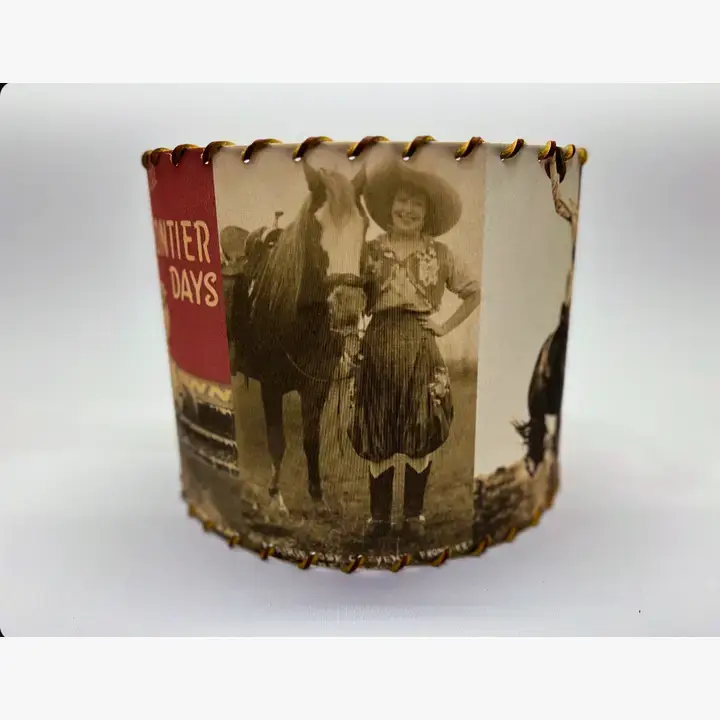 Red Dirt Ranch Clothing Company - Wholesale Lamp Shade - Lampshade Cheyenne Frontier Days Vintage Rodeo8